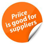 priice is good for suppliers